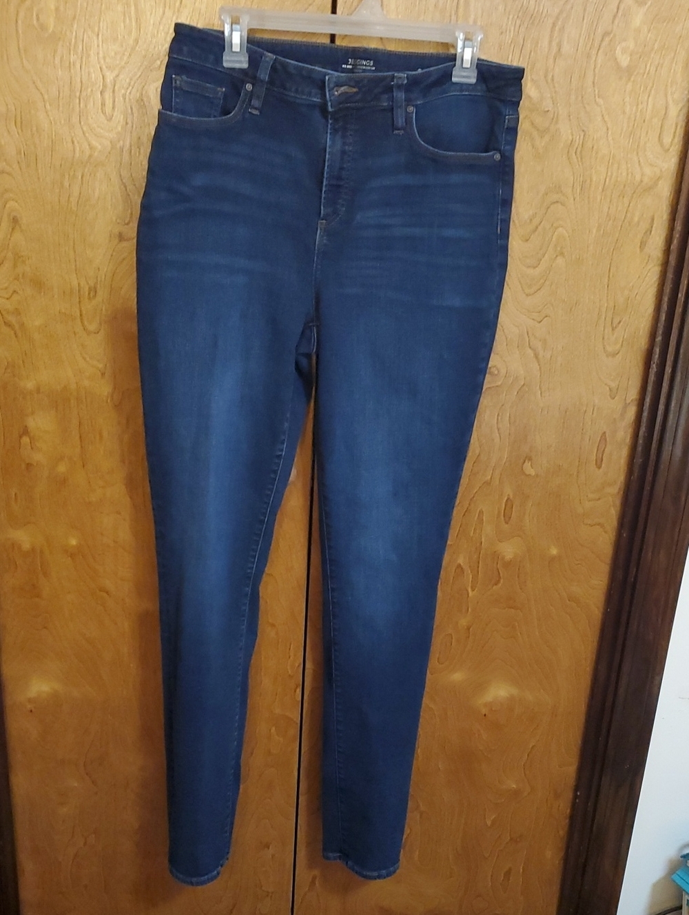 Chico's Women's Dark Blue Soft High-Rise Stretch Jeans